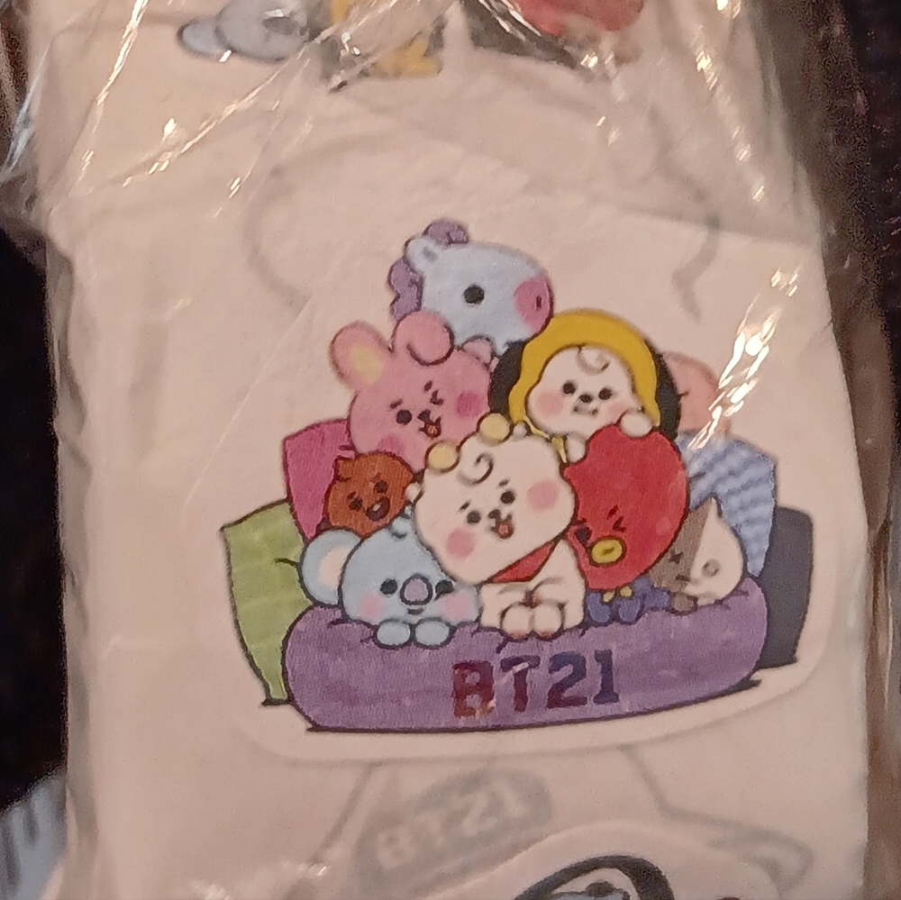 BT21 Cartoon Character Stickers (NEW) - Picture 3 of 6